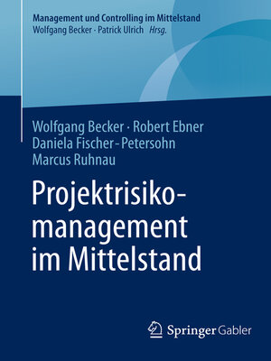 cover image of Projektrisikomanagement im Mittelstand
